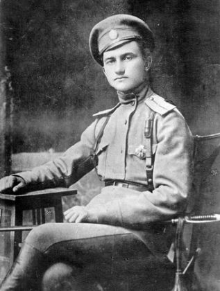 Karininkas – vėliau generolas leitenantas Stasys Nastopka – Nepriklausomybės kovų dalyvis Panevėžio krašte, pirmasis žuvęs Panevėžio bataliono karininkas. PKM nuotr.