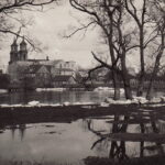 Patvinusi Nevėžio upė ties Senvage (XX amžiaus 3–4 dešimtmečiai, fotografuota Antano Patamsio). PANEVĖŽIO KRAŠTOTYROS MUZIEJAUS ARCHYVŲ nuotr.