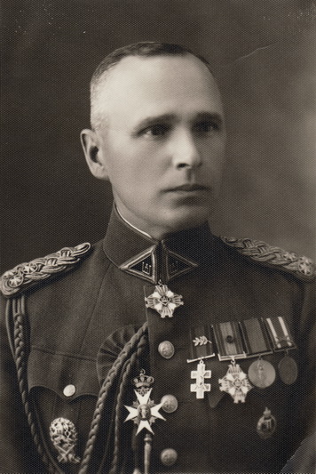 4 pėstininkų Lietuvos karaliaus Mindaugo pulko vadas Vaclovas Žadeika. PANEVĖŽIO KRAŠTOTYROS MUZIEJAUS nuotr.