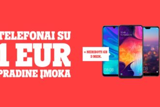 Svajojate apie naują išmanųjį, tačiau neturite jam santaupų? „Tele2“ turi puikų pasiūlymą – dabar operatoriaus salonuose bei internetinėje parduotuvėje www.tele2.lt daugelį telefonų su sutartimi galima įsigyti vos už 1 Eur pradinę įmoką.