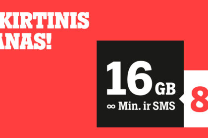 Mobiliojo ryšio bendrovė „Tele2“ paruošė išskirtinį pasiūlymą savo naujiems ir esamiems klientams – mokėjimo planą su neribotais pokalbiais ir SMS bei 16 GB interneto duomenų už itin patrauklią kainą. Pasiūlymu pasinaudoti galima internetinėje svetainėje www.tele2.lt arba bet kuriame „Tele2“ salone.
