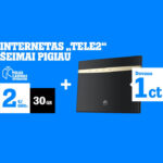 Mobiliojo ryšio bendrovė „Tele2“ paruošė išskirtinius interneto namams pasiūlymus klientams, savo vardu turintiems bent 3 numerius „Tele2“ tinkle. Jie sau ir savo šeimoms gali pasirinkti jų poreikius labiausiai atitinkantį „Tele2 Laisvo interneto“ planą tik nuo 2 Eur/mėn., o modemą gauti dovanų vos už 1 ct!
