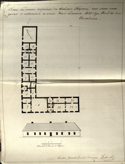 Pijorų vienuolyno brėžiniai. LVIA nuotr.