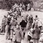 Žygyje „Simono Daukanto taku“, artėjant prie Vilniaus. 1975 metai. V. BEINORTIENĖS ASMENINIO ARCHYVO nuotraukos