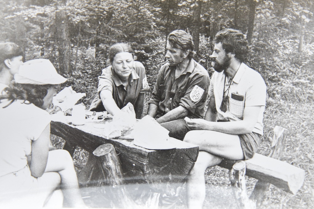 Albinos Saladūnaitės teigimu, Julius Beinortas (viduryje) žygeiviams buvo didžiulis autoritetas, itin protingas, turėjęs tvirtą nuomonę ir labai stiprius moralinius įsipareigojimus Lietuvai. ASMENINIO ARCHYVO nuotr.