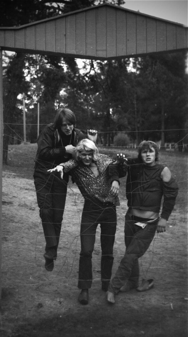 Romualdas Labanauskas-Džageris, Jonas Kulikauskas-Džo ir Rimas Idzelis apie 1969 metus. R. LABANAUSKO-DŽAGERIO ASMENINIO ALBUMO nuotrauka