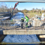 „Ekrano“ užtvankoje pradėti naujų jos įrenginių montavimo darbai. Artimiausiu metu bus sutvarkyta vien užtvanka, per ją einančio tilto remontas planuojamas ateityje.