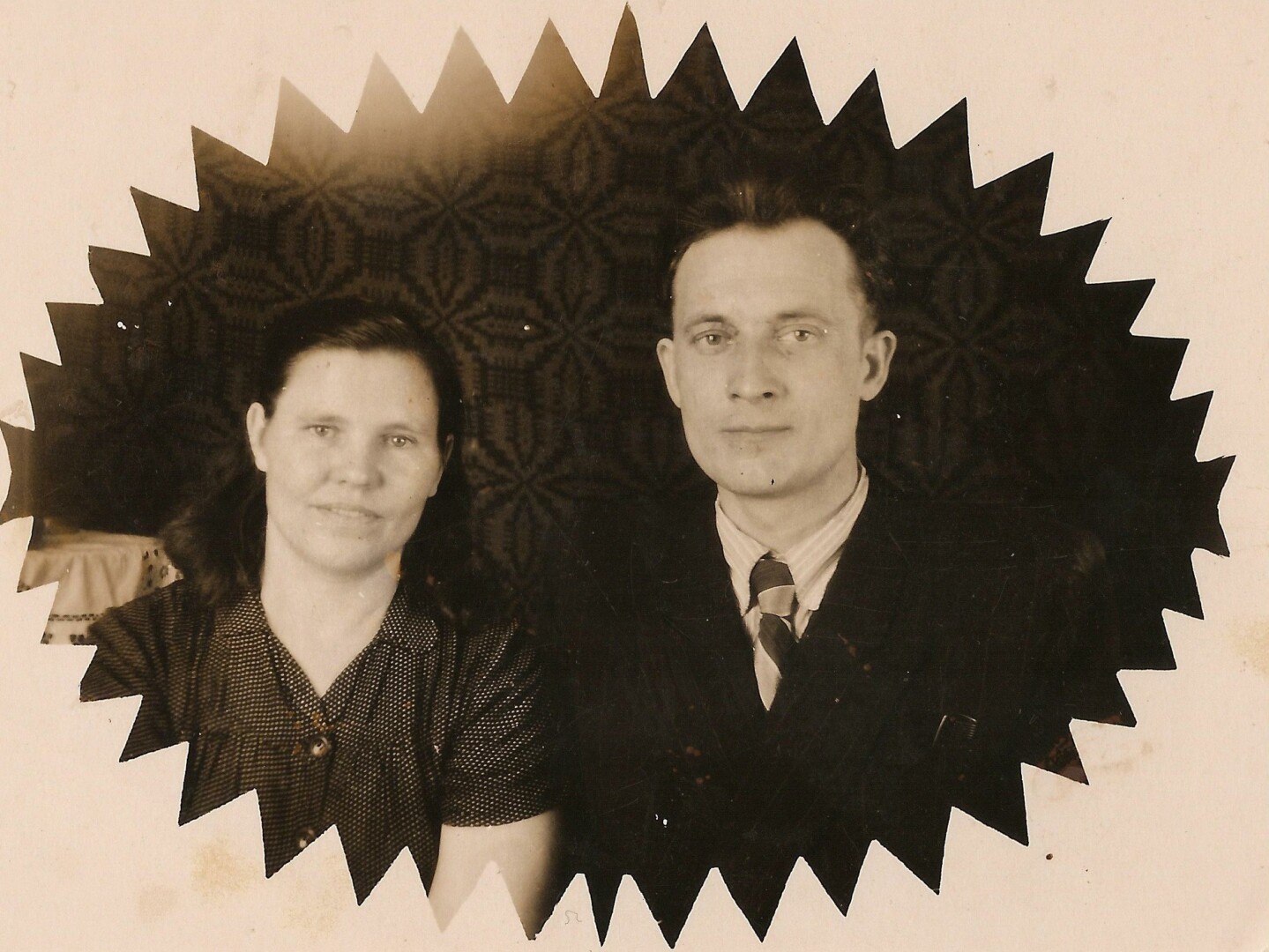 Jonas ir Pranciška Čeponiai Sibire. ČEPONIŲ ŠEIMOS ARCHYVO nuotr.