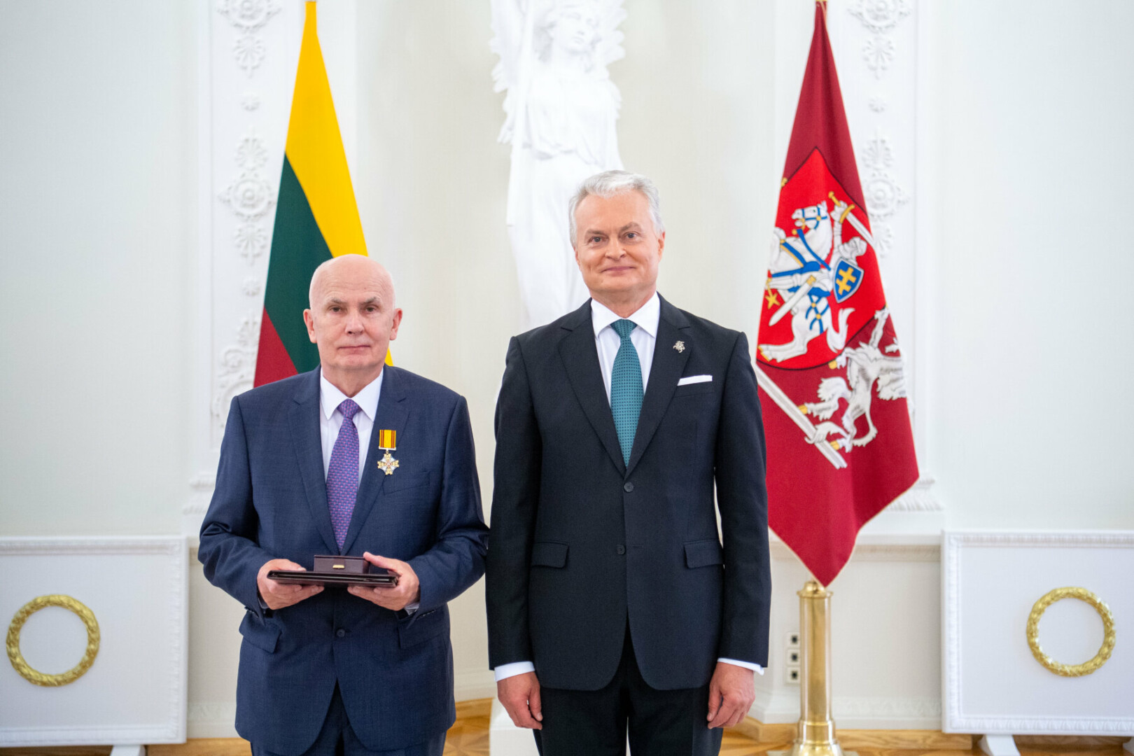 Riterio kryžiaus kavalierius gydytojas Gediminas Miliūnas. R. DAČKAUS nuotr.