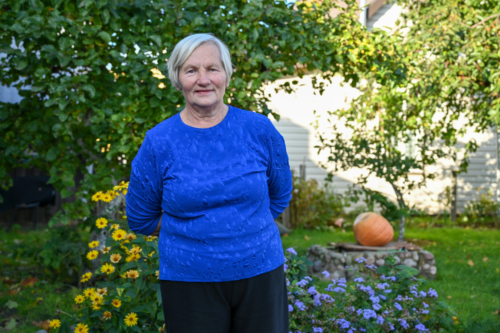 Kvarksės šeimininkė Vanda. P. Židonio nuotr.