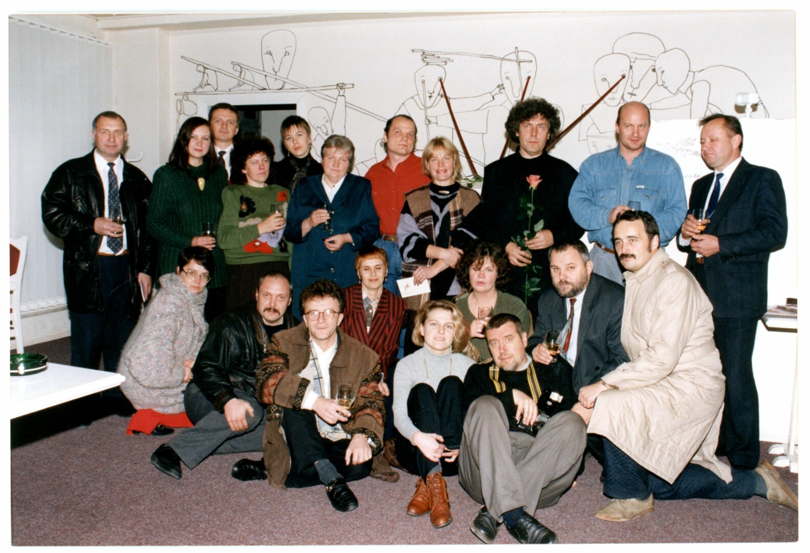 Kavinėje galėjai sutikti įvairius to meto žinomus žmones. PANEVĖŽIO APSKRITIES G. PETKEVIČAITĖS-BITĖS VIEŠOSIOS BIBLIOTEKOS fondo nuotr.