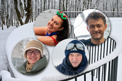 Kol vieni skaičiuoja dienas iki pavasario ir įtemptai laukia atšilimo, kiti tiesiog mėgaujasi šaltais orais ir sniegu.